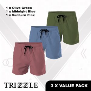 Mens Premium Short 3 x Bundle Pack- Light Shades