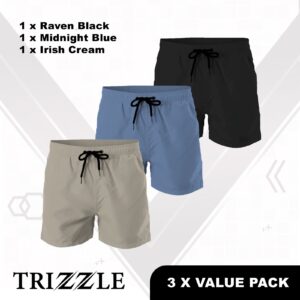 Mens Premium Short 3 x Bundle Pack- Dark Shades